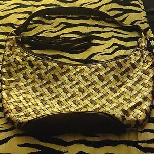 Woven Ladies tri-color purse